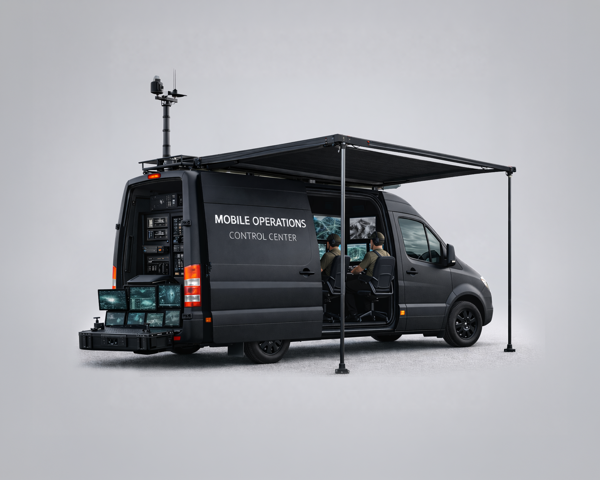 Mobile command center vehicle