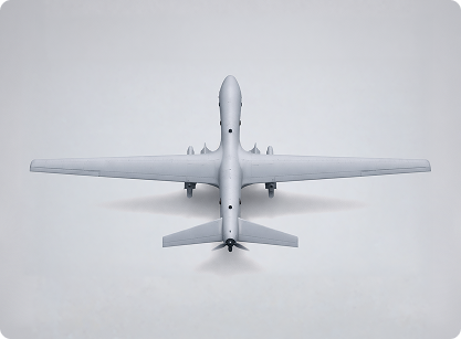 GARKUWA 70FV rear aircraft view